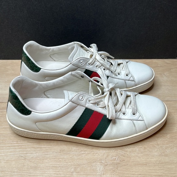 GUCCI New Ace Sneaker (Men) SIZE 8 G - Picture 2 of 10